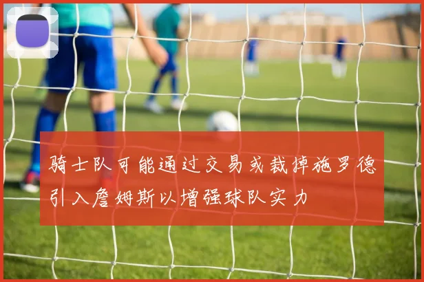 骑士队可能通过交易或裁掉施罗德引入詹姆斯以增强球队实力